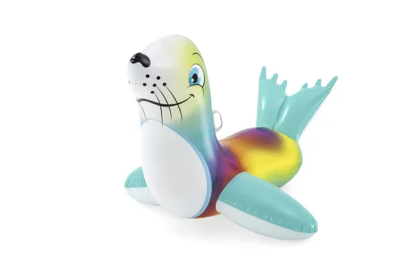 Inflatable Flash'N Splash Seal Ride On Pool Beach Float Toy
