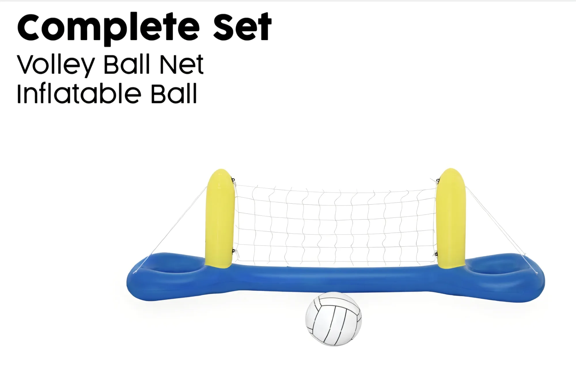 Bestway Inflatable Water Volleyball Pool Game Set (2.52m×64cm)